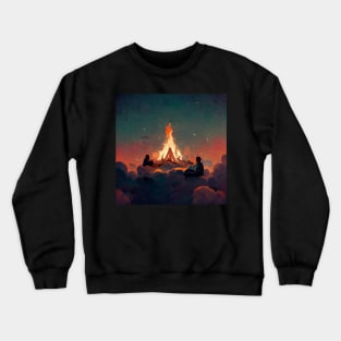 Campfire in Heaven - best selling Crewneck Sweatshirt